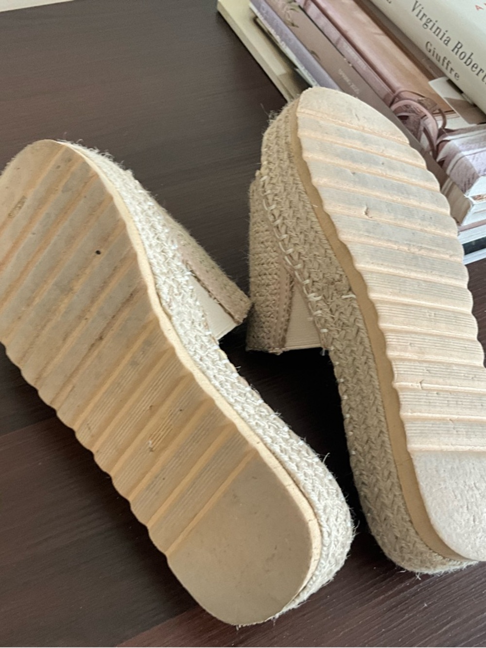 Bea Woven Beige Espadrille Slide - Casual Slip-On Comfort - Picture 7 of 8